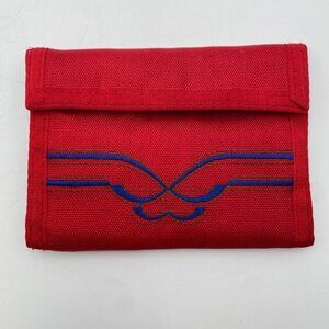 York Distribution 1985 Bifold Nylon Wallet Hook & Loop Closure Made in Taiwan